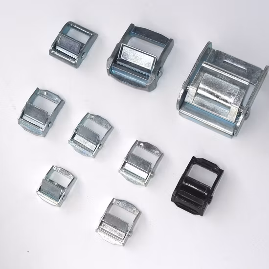 Сверхмощный привязной мини-черный оцинкованный сплав 25 мм, крепление груза, металлический кулачковый замок, пряжка ремня