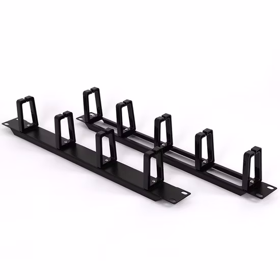 Пластиковые D-образные кольца для прокладки кабелей 19 дюймов, 1u